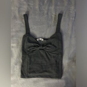 Black & White Crop Top